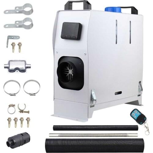 12V 8KW All In One Diesel Air Heater Car Parking Heater Air Conditioner Machine Remote Control LCD Display Car Accessories