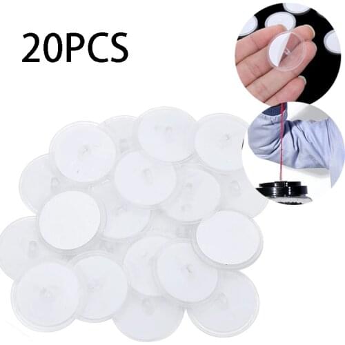 20PCS Self-adhesive Small Disc Hook Ceiling Transparent Strong Hook Christmas Seamless Hanging Flag Hooks Household Products