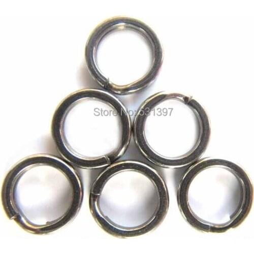 2014 popular stable 14mm Fish-hunter-strengthen-silver-lure-connecting-ring-lure