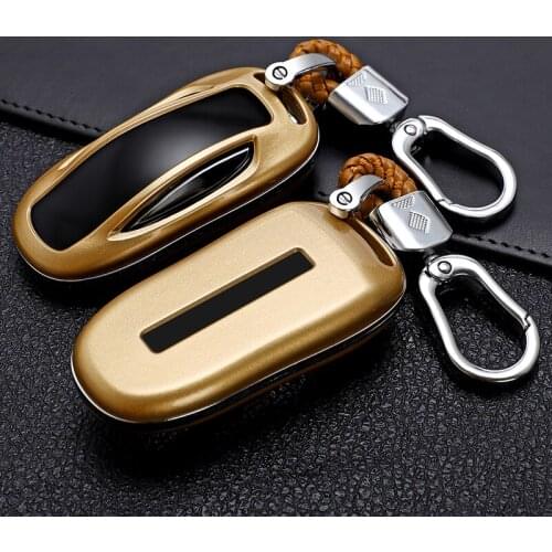 2020 Top Fashion 1pc ABS Hard Car Key Cover Case For Tesla Model X Model S Smart key Pocket Shell