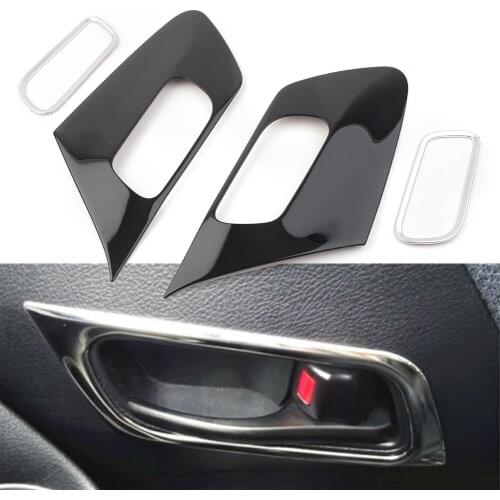 ABS Car Interior Door Handle Cover Door Bowl Protector Trims For Toyota Sienta 2016 2017 2018