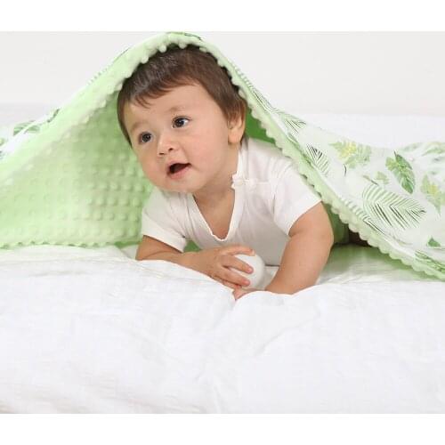 Cotton Cartoon Baby Blanket Baby Receiving Blanket Baby Quilt Bags Quilt Spring And Autumn Summer Babys Newborn Cover Blanket