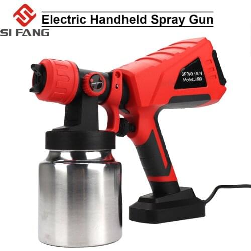 800W Electric Handheld Spray Gun Paint Sprayers 800ML High Power Home Electric Airbrush for Painting Car Furniture Wall Woodwork