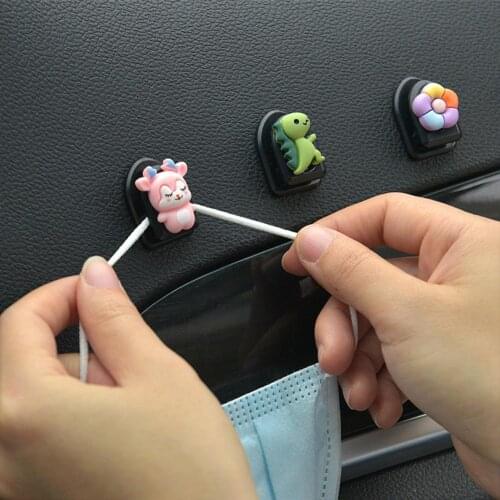 Car Hook Car Accessories Hook Sticker Mini Hook Seat Back Hook Pasted Multifunctional Creative Small Seat Back Hook Wholesale