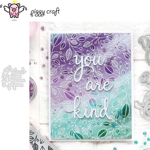 Piggy Craft metal cutting dies cut die mold Letter decoration Scrapbook paper craft knife mould blade punch stencils dies
