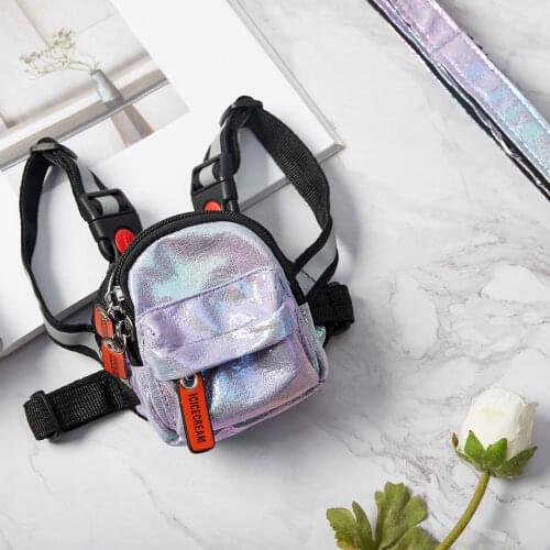 Cute Pet Backpack Sequined Dog Outdoor Bags Adjustable Harness Leash Fashion Design Teddy Chihuahua Bulldog Puppy Backpack