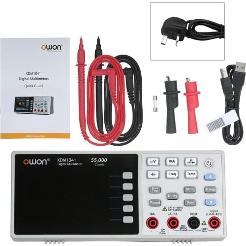 Owon 55,000 Counts Multimeter Ammeter AC/DC Voltage/Current Frequency Resistance Capacitance True RMS Diode Continuity Temperatu