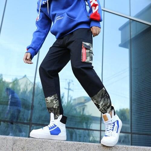 High quality men Pants hot sale Elastic Waist Track Pant Trousers harem pants