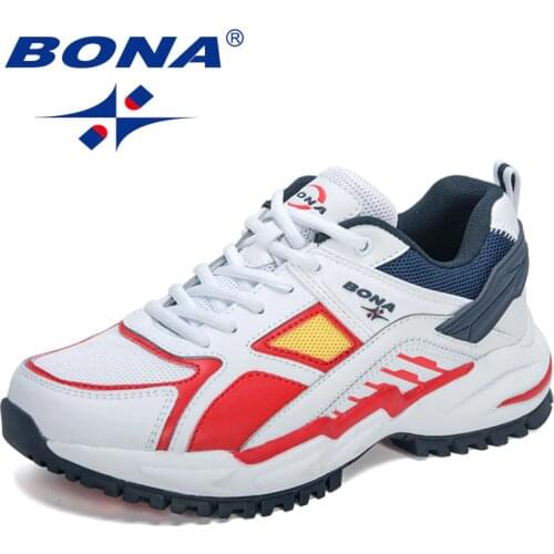 BONA 2021 New Designers Casual Shoes Male Thick Bottom Sneakers Man Comfortable Leisure Shoes Mansculino Zapatillas Hombre Soft