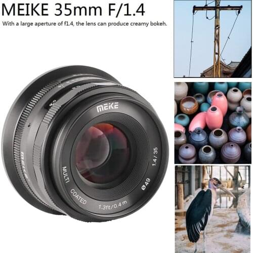 Meike 35mm f1.4 Large Aperture Manual focus lens APS-C for Nikon Z Mount Z5 Z6 Z6 II Z7 Z7 II Z50 Mirrorless Camera