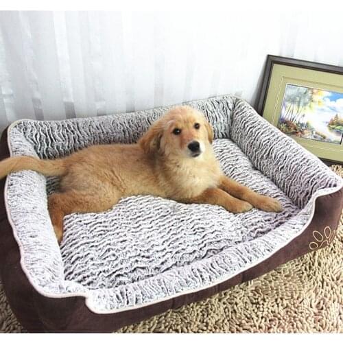 Dog Bed for Large Dogs Waterproof Detachable Lounger Sofa Cat Bulldog Bedding Kennel Mechanical Wash Pet Products Extra Size Bed