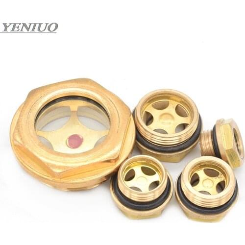 CNC machine Copper oil mark Oil level display Hexagon M16 M20x1.5 M22x1.5 M27x1.5 M42x1.5 Connector Fittings adapter oil window