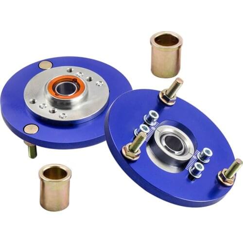 FRONT ADJUSTABLE CAMBER PLATES TOP MOUNTS FOR BMW E36 Coilovers SHOCK KIT for E36 320 323 325 328 M3 91-98