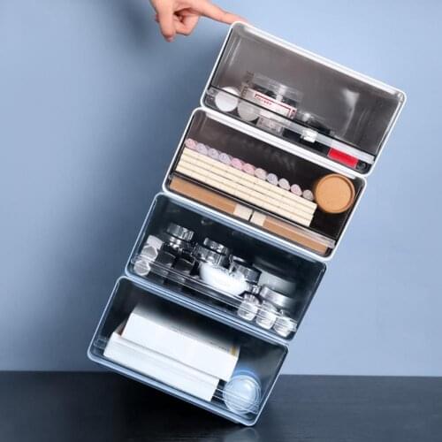 Storage Box Eco-friendly Large Capacity Plastic Drawer Style Storage Holder Home Storage Boxes Organizer