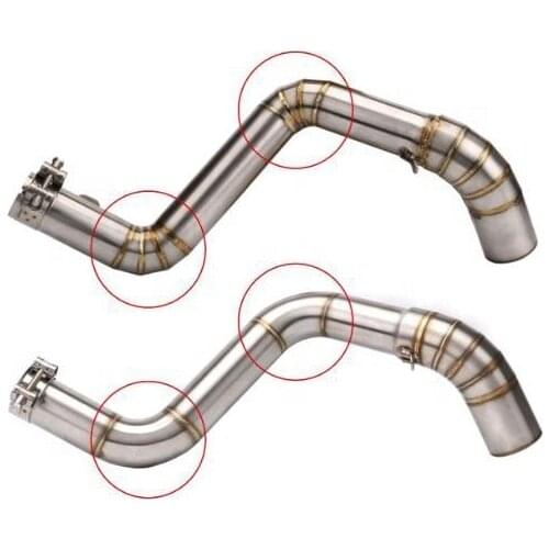 Motorcycle ktms duke 200 spare parts front exhaust pipe