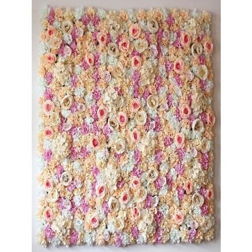 10pcs/lot romantic wedding flower wall for stage or backdrop wedding artificial flower decoration rose hydrangea flower