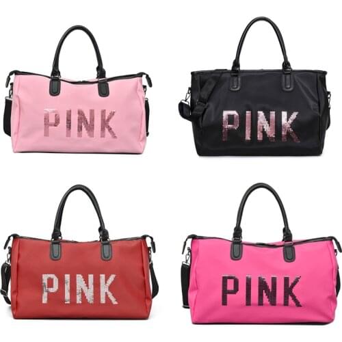 2021 Sequin Ladies Travel Bag Handbag Men Duffel Bags Fitness Pack Messenger Packs Waterproof Woman Mountaineering Bag Yoga Bag