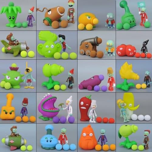 21 Style PVZ Plants vs Zombies Peashooter PVC Action Figure Model Toy Gifts Toys For Children High Quality Brinquedos Dolls Gift