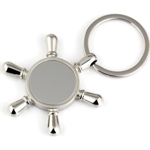 3D rudder keychain key ring helm key chain key holder high quality portachiavi chaveiro llaveros hombre bag charm