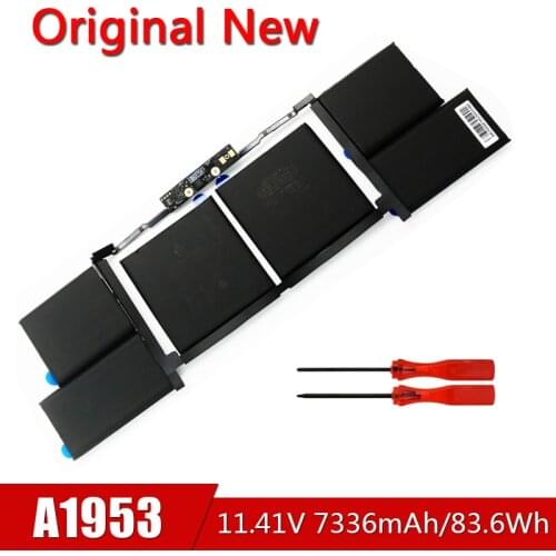 A1953 New Original Laptop Battery For Apple MacBook Air 15" A1990 020-02391 2018 2019 Year 11.4V 83.6Wh/7336mAh MR962LL EMC3359