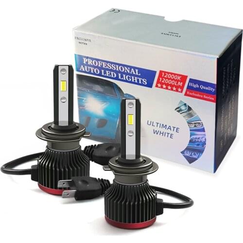 A7 car LED headlights super bright modified LED car lights high power H4 LED headlights H7 H11 9005 more mini size