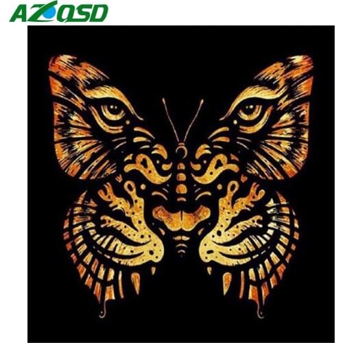 AZQSD Diamond Embroidery Butterfly Cross Stitch Kits Home Decoration 5d Diamond Painting Diy Animal Handmade Craft