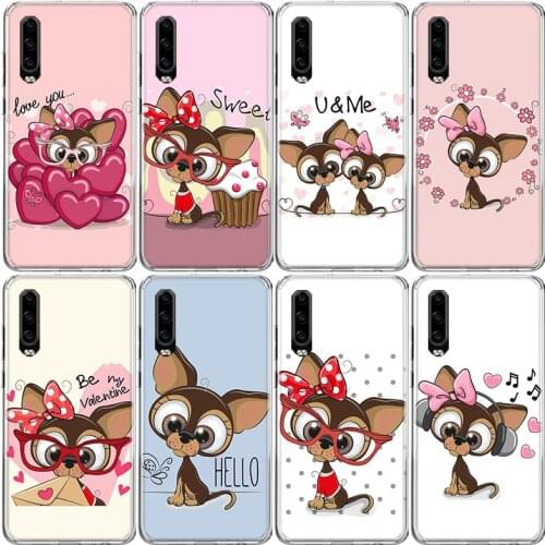 Cute Valentines Day Cake Drawings Phone Case For Huawei P40 P30 P20 P10 Mate 10 20 30 Lite Pro P Smart Z Plus 2019 2018 Cover C