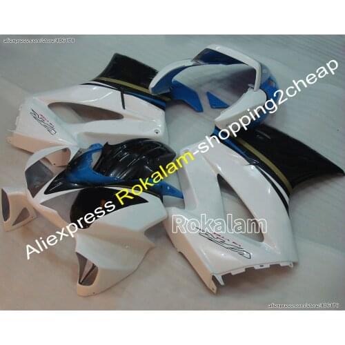For Honda VFR800 2002-2012 VFR-800 VFR 800 VF R800 02-12 White Black Motorcycle Fairing Kits (Injection Molding)