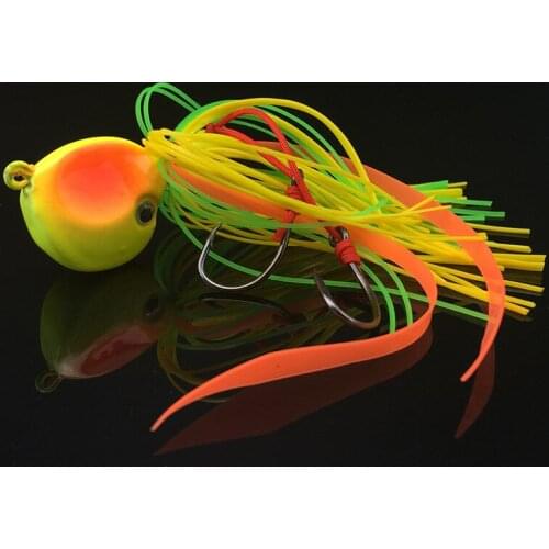 40g Lead Head Jig Fishing Lures Metal Octopus Squid Jigging Lures Fishing Tackle