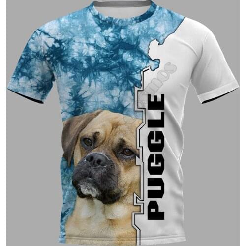 PLstar Cosmos Puggle 3D Printed t-shirt Harajuku Streetwear T shirts Funny Animal Men For Women Short Sleeve 01