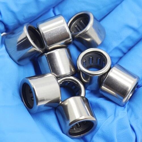 HK0810 2RS Bearing ABEC-1 (10PCS) 8X12X10 mm Drawn Cup Needle Roller HK0810 RS Bearings With Sealed