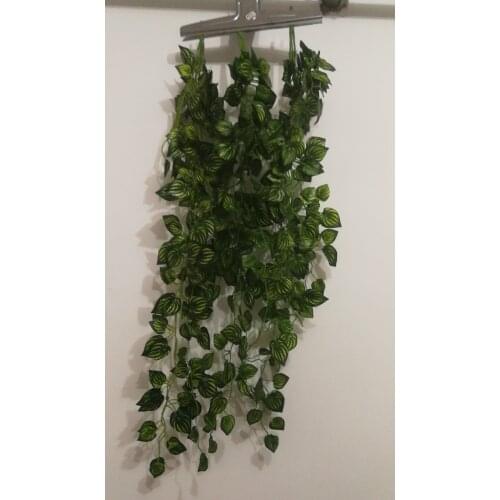 3Pc/bag 87cm Artificial Watermelon Green Leave Home Party Wedding Background Decoration Shop Display Backdrop Flower Decor