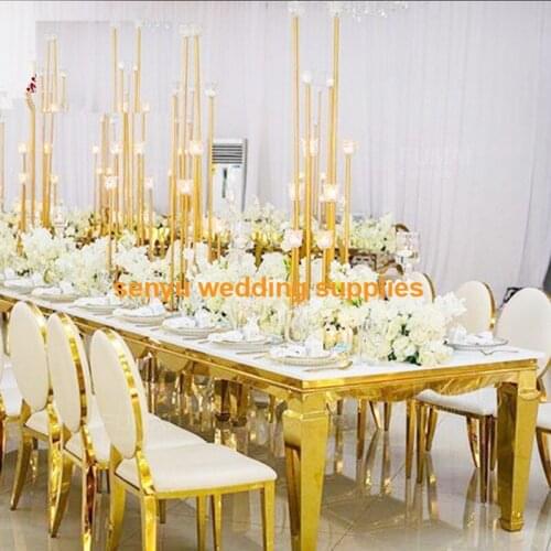 Mental candle holder 12 arms tall cheap wedding candelabra gold table top decoration centerpieces with mental for sale senyu0520