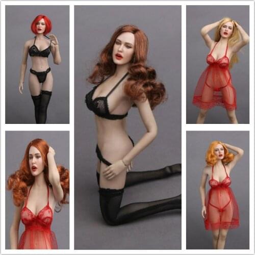 5 style GACTOYS GC017 1/6 Scale female soldiers head fit 12 inch PH TBL JIAOU DOLL action figure body