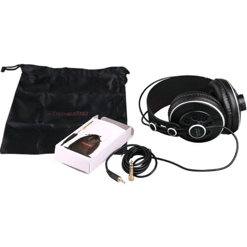 Superlux HD681F semi-open professional monitor headphone For smartphone /computer listen music Adjustable Headband