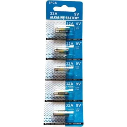 5X Alkaline Battery 32A LR32 29A L822 9V For Safety Alarm Laser Pen Toy Torch