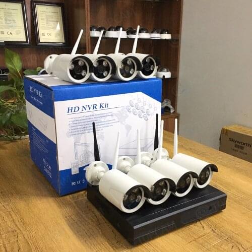 CCTV System 960P 8ch HD Wireless NVR kit Outdoor IR Night Vision IP Camera wifi Camera kit Home Security System Surveillance