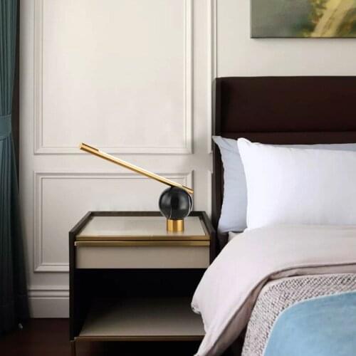 Nordic modern led glass ball crystal led table lamp deco maison tafellamp living room lamp bedside lamp