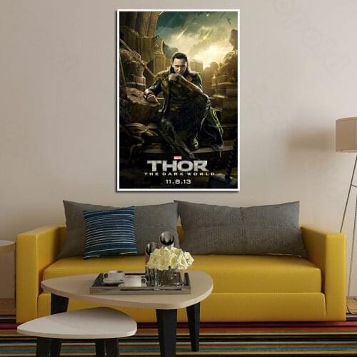 Modern Art Style Murals Unframed Painting Thor The Dark World Residential Bedroom Decor Living Room Canvas Paint