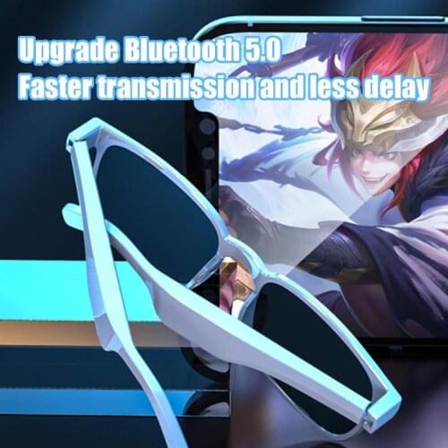 Smart Wireless Headphones Bluetooth Headset Glasses Sports Anti-Blu-ray Earphones Built-in Speaker Not Bone Conduction