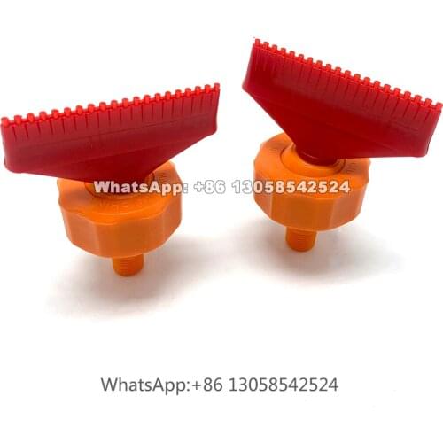 Air Curtain Spray Nozzle,Air Compress Blowing Nozzle, ABS Air Booster Nozzle, 65mm Wind Flat Jet Air Blowing Nozzle with Fitting