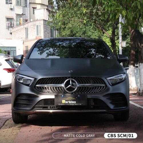 High Quality Wholesale Imported Double Gloss Grey Classic Color Change Car Wrap Film Car Sticker