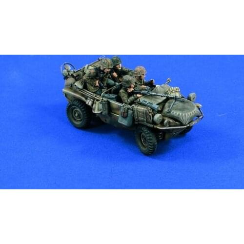 1/35 Resin Figure Model Kit Unassambled Unpainted 00156(NO CAR)