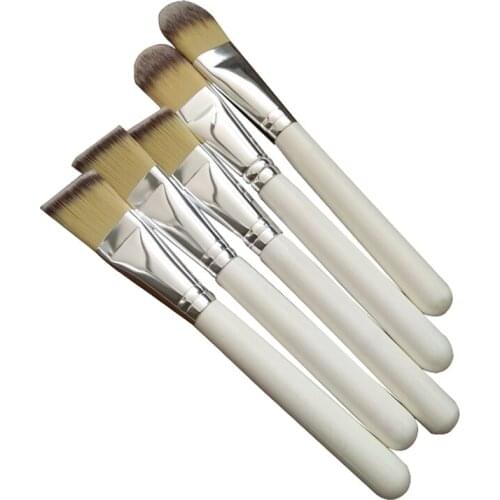 1Pc Makeup Brush Foundation Brush Large Face Brush Repair Brush Contour Brush for Liquid Cream Powder Facial Mask Stirring Brush