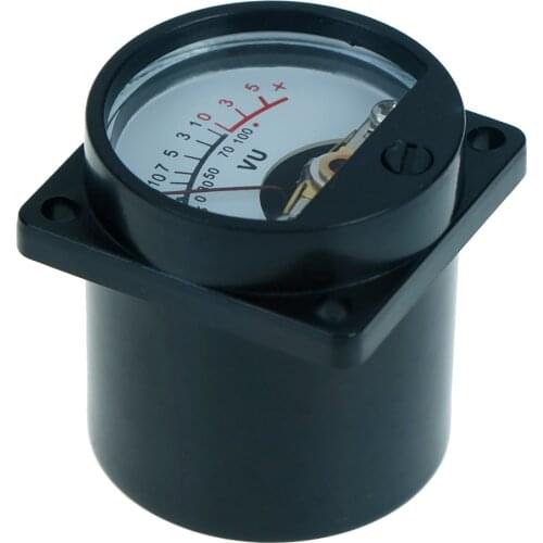 1PC Durable 500UA Panel VU DC/AC 6~12V Bulb Warm Back Light Recording Level Amp Meter