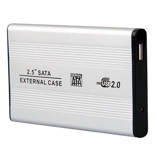2.5" SATA Driver SSD Case Portable USB 2.0 SATA Enclosure External Case for Notebook Laptop Hard Disk