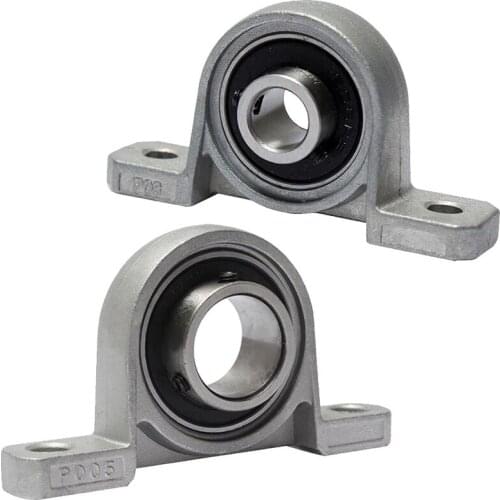 2pcs 12mm horizontal and vertical bearing ball bearing seat P001 vertical bearing, supported by screws