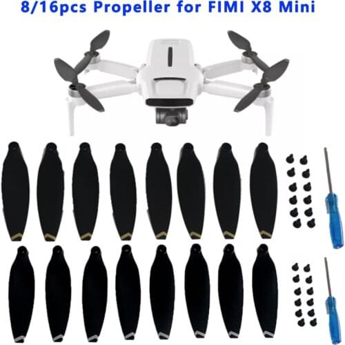 8PCS Propeller for FIMI X8 Mini Blade Props Spare Parts Quick-Release CW/CCW Propeller for FIMI X8 Mini Drone Accessories