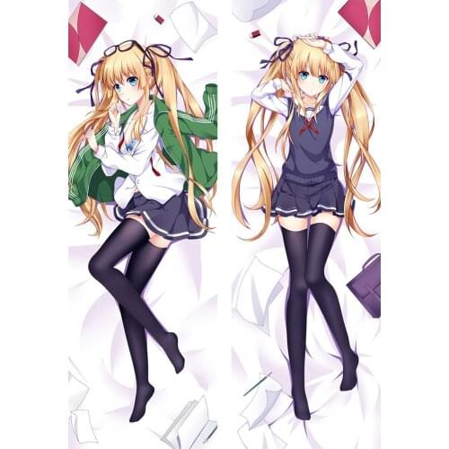 Anime Dakimakura Saenai Heroine no Sodatekata Hugging Body Pillow Cases Covers Otaku Pillowcasees