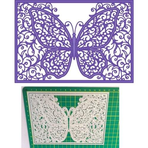 Butterfly Hollow Frame New Metal Cutting Dies Knife Mould Scrapbook Album Greeting Card Decoration DIY Handmade Art